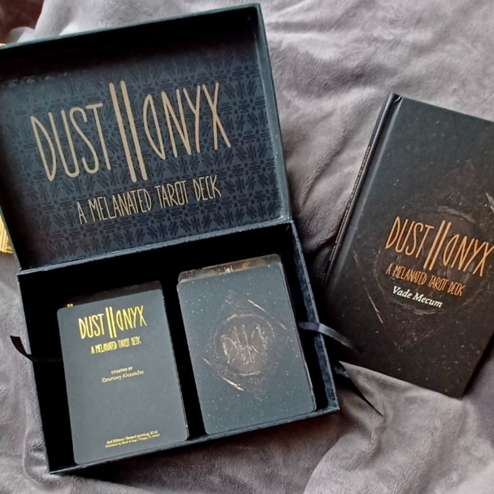 Dust II Onyx Tarot Deck and Guidebook 2nd Edition Rare